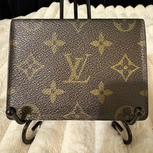 Louis Vuitton Tan Leather Card Holder - Picture 1 of 4